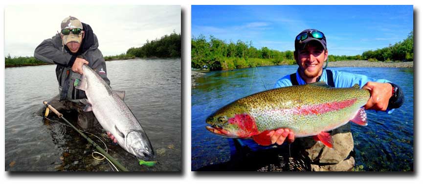 Alaska Fly Fishing Lodges, Trophy Rainbow Trout, Pacific Salmon