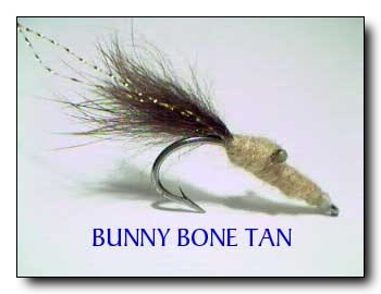 Horror Bonefish Fly with Bead Chain Eyes