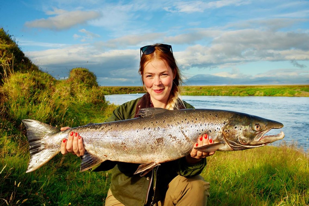 E Ranga Girl salmon Angler Adventures
